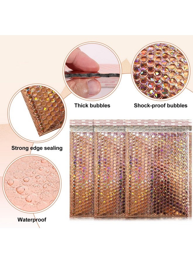 Loccmat 30 Pcs Holographic Bubble Mailers11 X 7 Inch Metallic Bubble Mailerspoly Padded Envelopeswaterproof Shipping Bagsself Sealing Thicken Cushion Envelopes For Mailingpackingsmall Business - Image 3