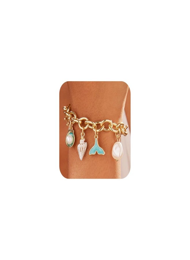SYGY 1PC Gold Seastar Bracelet for Women, Boho Adjustable Shell Starfish Bracelet, Summer Beach Ocean Statement Bracelets - Image 1