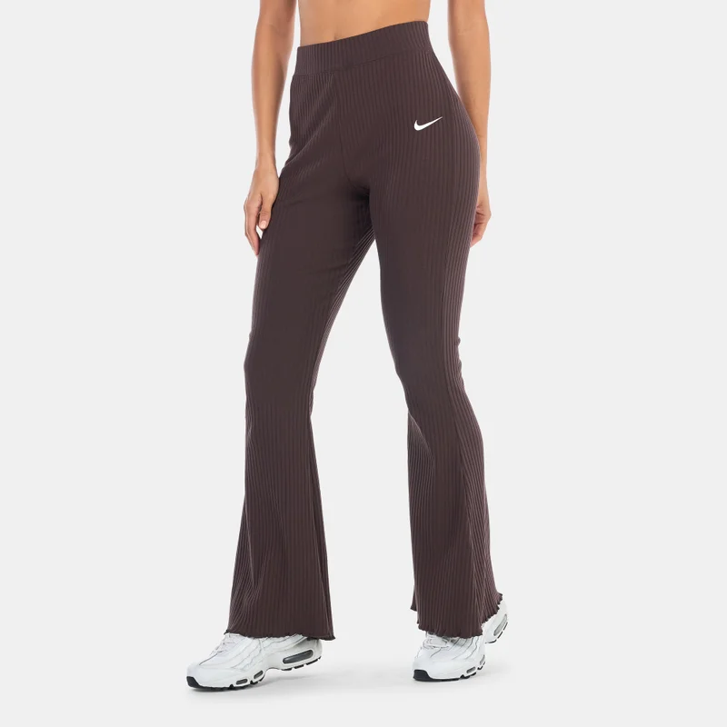 Nike Women's Sportswear High-Waisted Ribbed Jersey Pants