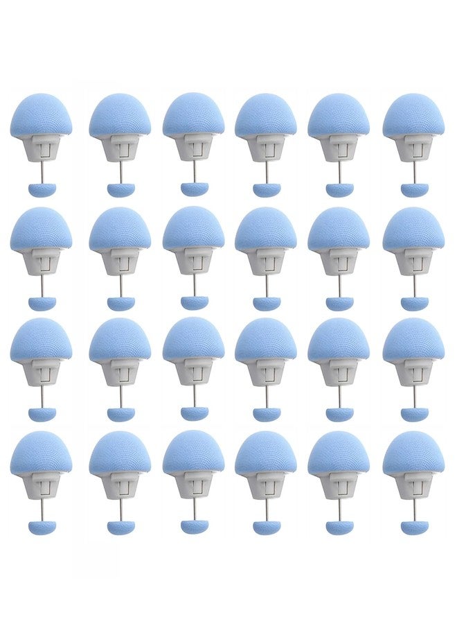 WINDKART Mushroom-Shaped Duvet Clips | Non-Slip, Unbreakable Quilt Holder & Fasteners | Rust-Proof Duvet Cover Fixtures for Comforters, Blankets & Bedding (24, Blue) - Image 1
