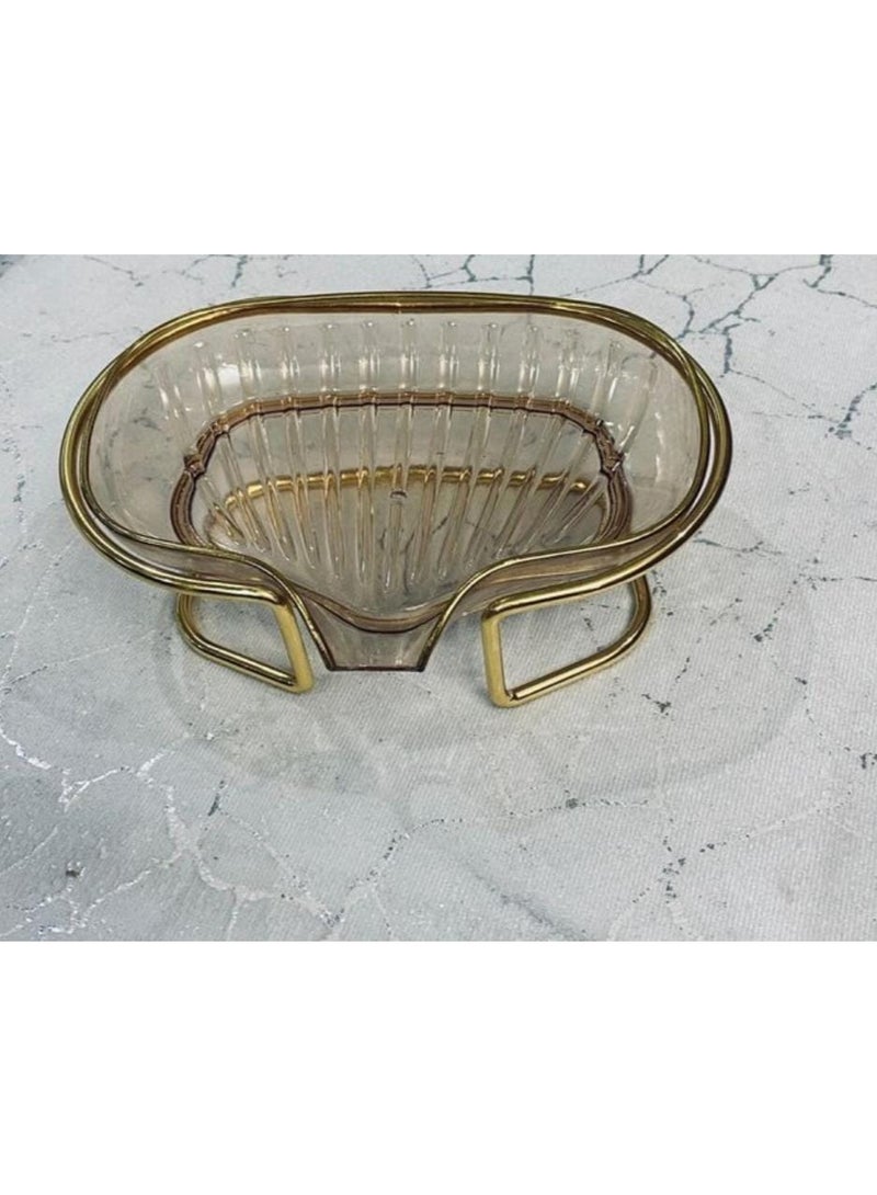 Acrylic Soap Dish - Stylish and Practical Bathroom Soap Holder with Drain Tray for Easy Cleaning and  to Hold Soap Securely in Place.multicolor - Image 3