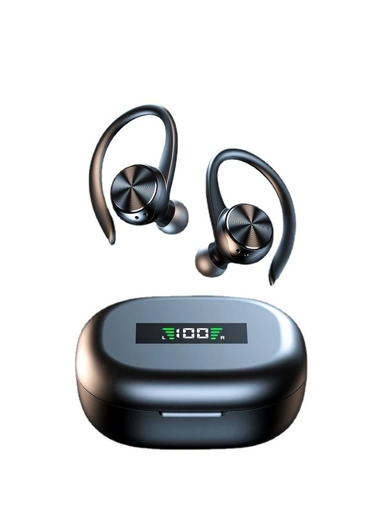 Generic - TWS R200 Bluetooth Headphones True Wireless Stereo Earphones Sports Wireless Earbuds Ear Hook Waterproof Headset with Microphone - Image 1