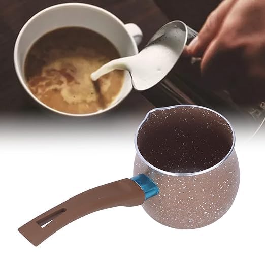 istore Istore Ceramic Coffeemaker Pot Japanese Milk Heating Pan Tea Dispenser Kettle Coffee Pitcher Tea Decanter Cup for Home Cafe Bar Restaurant Supplies  - Image 4