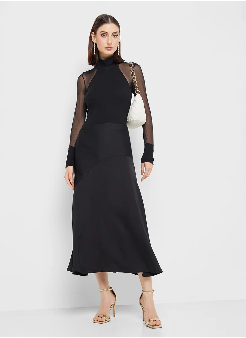 ايلا Aysmmertical Cut Skirt