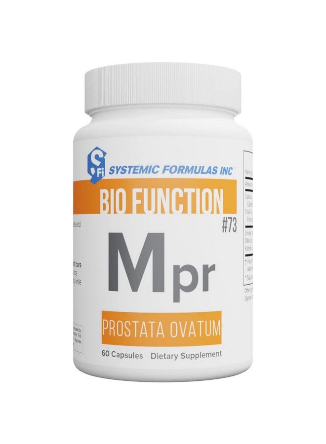 Systemic Formulas Systemic Formulas Mpr - Prostata Ovatum 60 Capsules Bio Function #73. Supports Male and Female reproductive Glands.  - Image 1