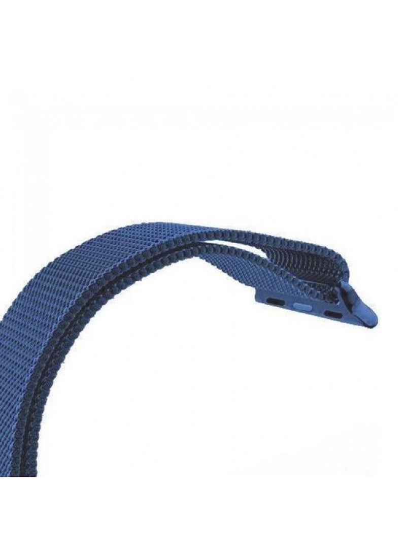Apple Watch 38mm 40mm 41mm Stainless Steel Milanese Mesh Band Magnetic Loop Replacement Strap Blue - Image 3