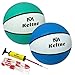 Keltne 9 Inch Water Basketball 2PCS Size 6 Rubber Pool Basketballs with Air Pump Net for Swimming Pools Basketball Hoops - Image 3