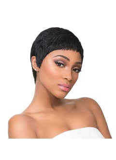 Sensationnel Sensationnel Empire human hair wig - ria celebrity inspired collections pre-styled salon cut hair (1B OFFBLACK) 
