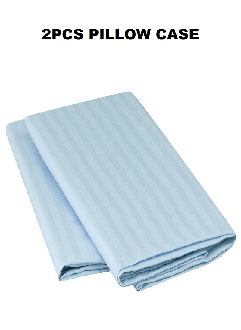 Blueberry - Extra Deep Pocket Sheets 100% Cotton 3 Piece Sheet Set 200x200+20cm - Image 1