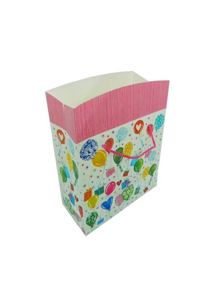 PARTY FUN Paper Box Bag 21x21x10Cm .Mix  - Image 1