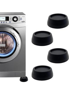 Generic 4 Pcs Washing Machine Base, Rubber Washing Machine Stabilizer, Washer Foot Pads, Shock and Noise Reduction for Washing Machines and Dryers, Washer Anti Vibration Mat  - Image 1