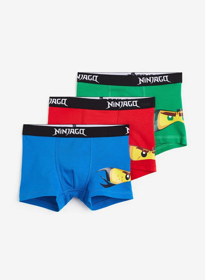 اتش اند ام Kids 3 Pack Printed Boxer