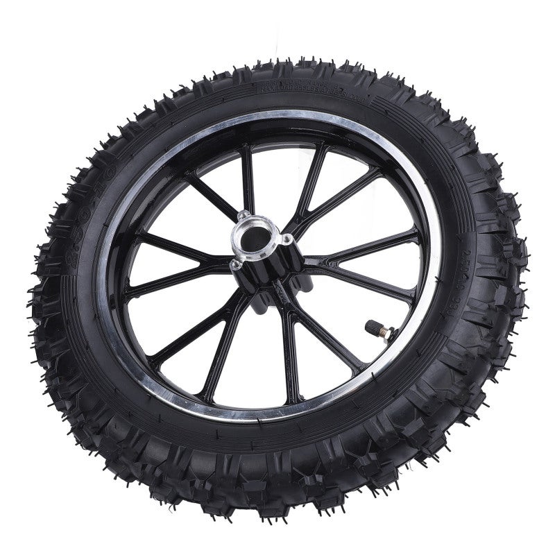 NHS 2.5-10 Wheel Hub Tire High Toughness Rubber Wearproof Dirt Bike Wheel Hub Tire - Premium Metal Frame Mini Bike Wheel Hub Tire for 49cc Mini Dirt Bikes - Image 4