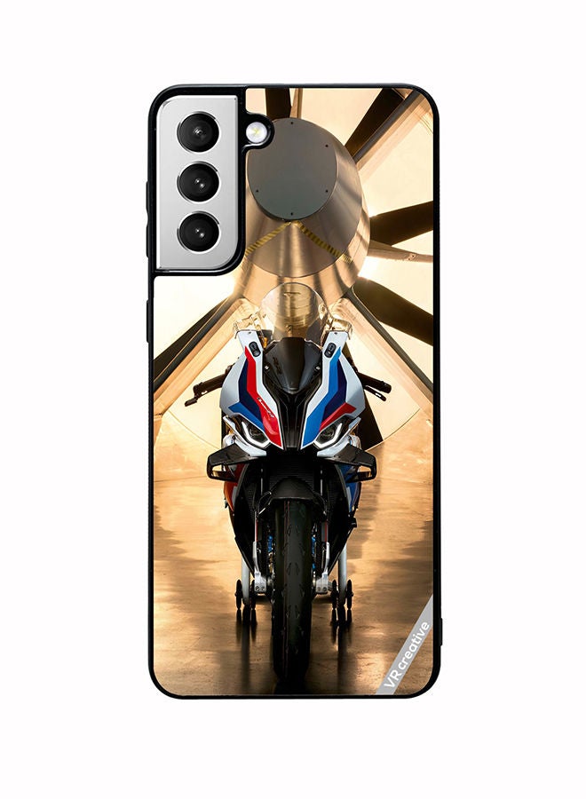 VR CREATIVE Protective Case Cover For Samsung Galaxy S22 Plus 5G Bike Design Multicolour - Image 1