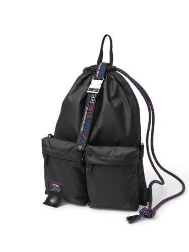 ASUS ROG Slash BD3700 Multi-use Drawstring Bag with Zinc Alloy Buckle, ROG Slash Pattern Strap, Water-Resistant Inner Zip Pocket, Versatile Carrying Options, Suitable for up to 15.6-inch Laptop - Image 3