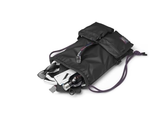 ASUS ROG Slash BD3700 Multi-use Drawstring Bag with Zinc Alloy Buckle, ROG Slash Pattern Strap, Water-Resistant Inner Zip Pocket, Versatile Carrying Options, Suitable for up to 15.6-inch Laptop - Image 5