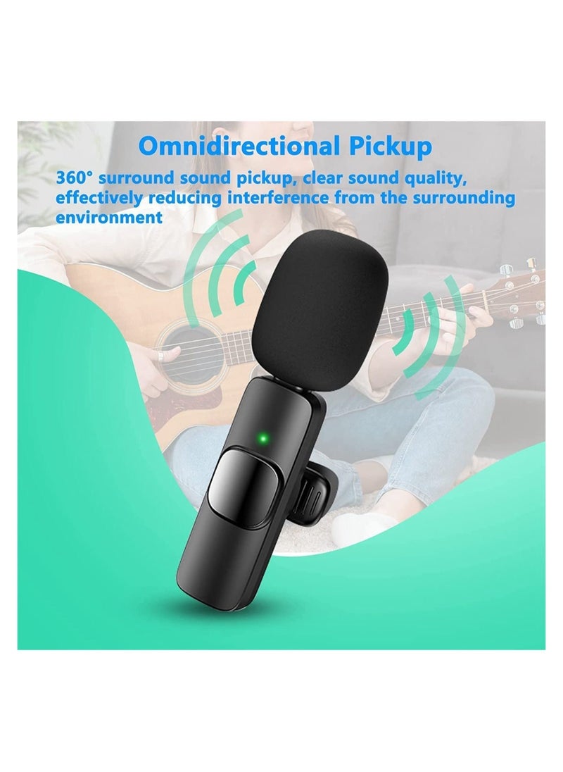 Wireless Microphone Lavalier for Android Smartphone - USB-C Wireless Lapel Microphone Plug-Play Mini MIC for TikTok YouTube Vlog. - Image 3