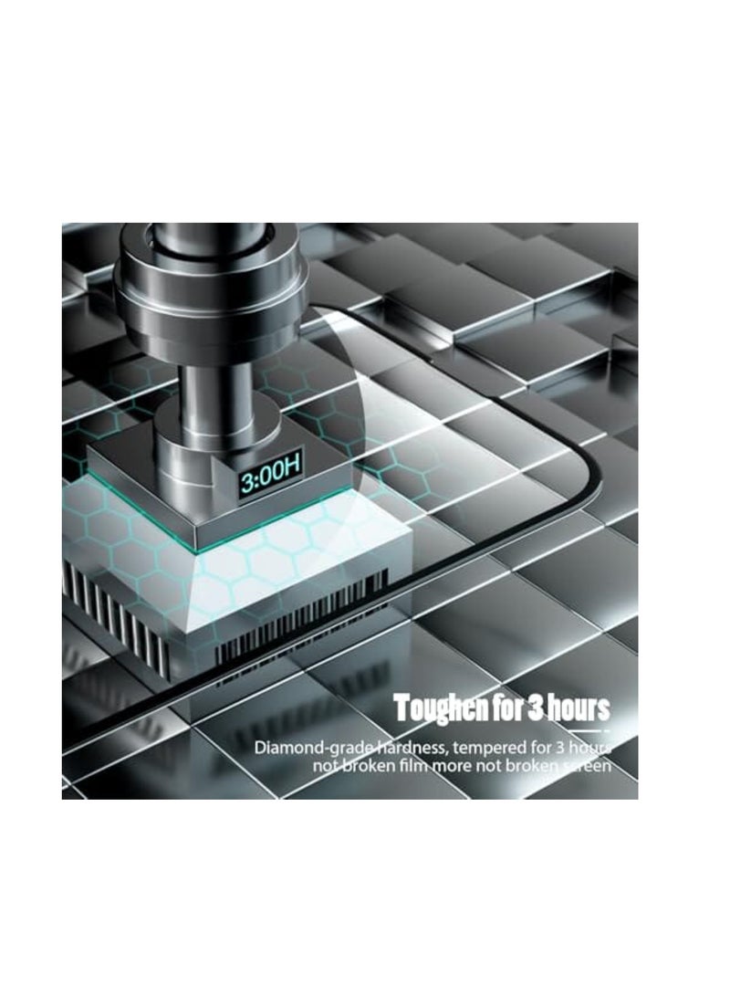 DIGI CORE iPhone Tempered Glass 3 Pack Clear Screen Protector Set For iPhone 13  6.6 Inch Anti-Spy Tempered-Glass, Scratch Resistant iPhone Glass Full-Coverage Glass (Clear, iPhone 13) - Image 3