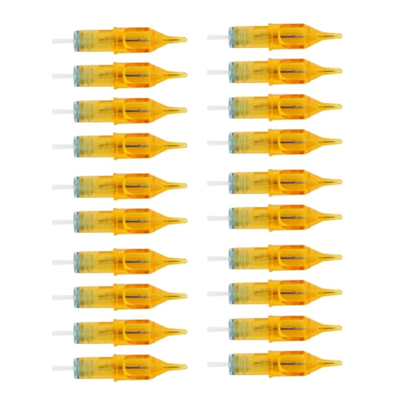 Disposable Tattoo Cartridge Needles: 20pcs 3RL - Premium ABS Material, Rust-resistant R-type Round Mouth Design for Tattoo Beginners, Artists, Eyebrows, Eyelids, Lips Small Tattoo Designs - Image 3