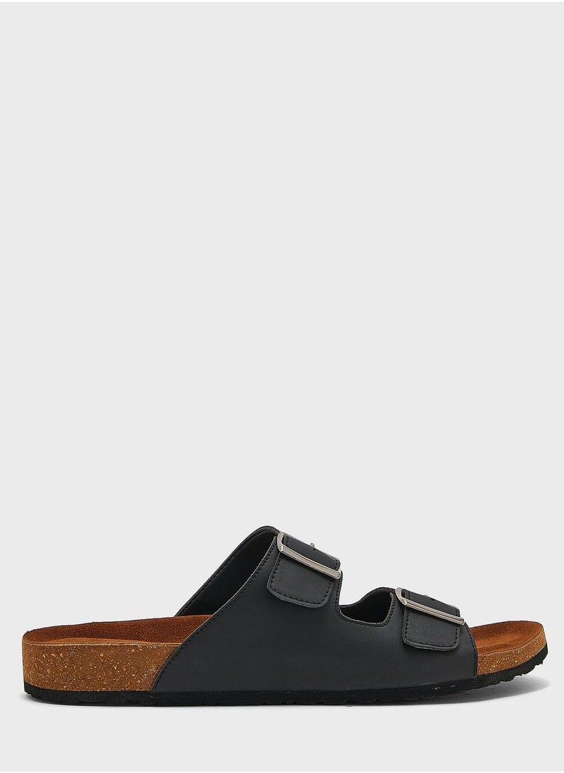 Robert Wood - Buckle Details Sandals - Image 1