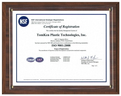 Walnut Grove Slide-in Certificate Plaque and Document Holder (Walnut) - Image 2