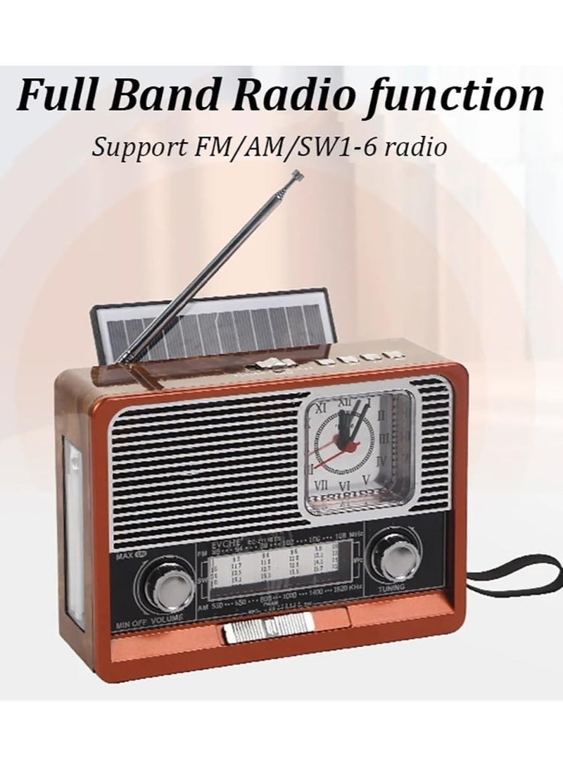 راديو يعمل بالطاقة الشمسية محمول يعمل بتقنية البلوتوث - Image 2