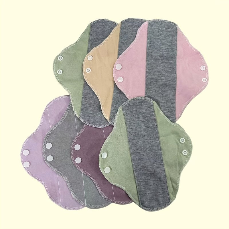 10 Pcs Assorted Varieties Reusable Thin Sanitary Pads Women Elderly Leak Proof Soft Comfortable Hygienic Protective Underwear Summer Menstrual Periods - Image 4