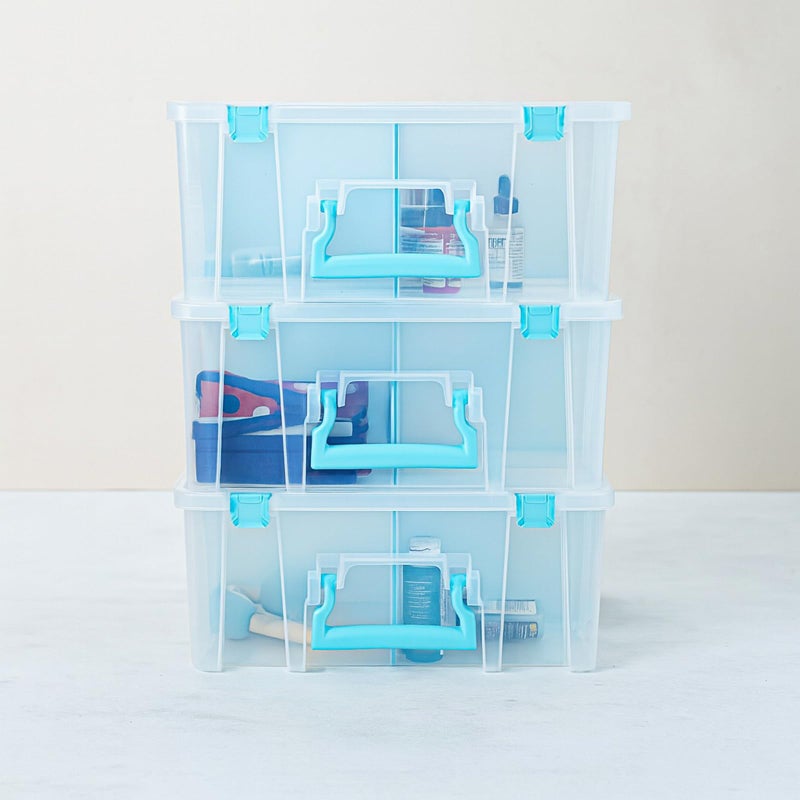 ArtBin Super Satchel Double Deep Compartment Box - Art Storage with 8 Removable Compartments, Smart Closure for Craft Supplies - Image 5