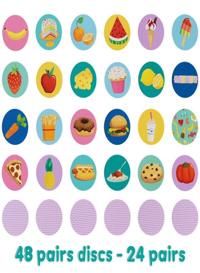boppi Pairs Memory Game/Matching Game for Toddlers - Engaging Educational/Montessori Memory Matching Game for Kids Age 3 and Up - Food - Image 3