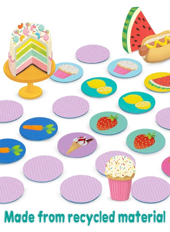 boppi Pairs Memory Game/Matching Game for Toddlers - Engaging Educational/Montessori Memory Matching Game for Kids Age 3 and Up - Food - Image 5