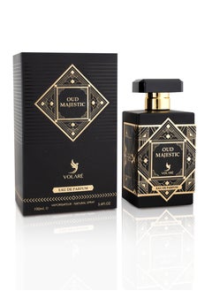 VOLARE VOLARÉ Oud Majestic for Men, 100ml - Regal Oud and Patchouli Blend  - Image 1