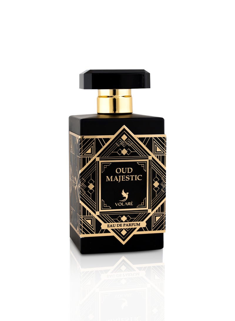 VOLARE Oud Majestic for Men, 100ml - Regal Oud and Patchouli Blend - Image 2