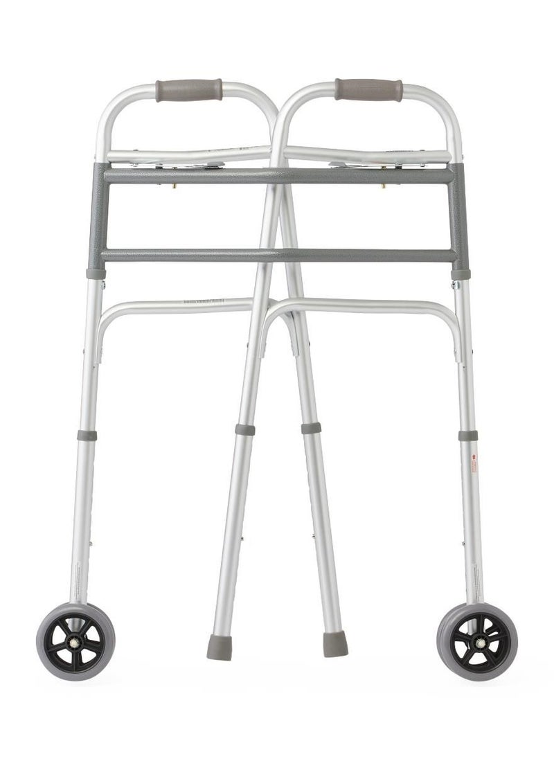 Fixed folding Walker Frame Front Castor Wheels To Use All Around