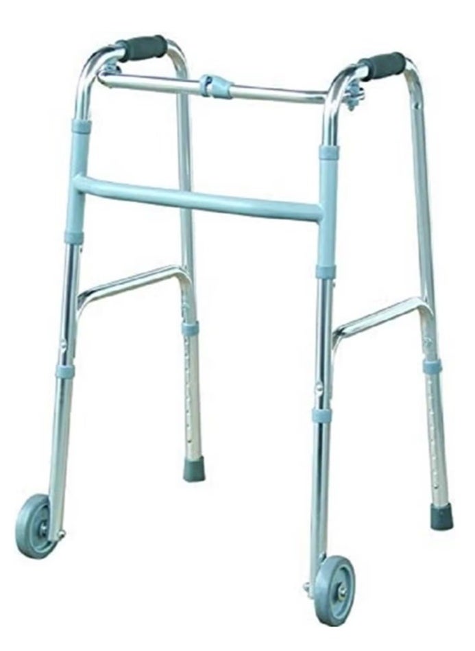 Fixed folding Walker Frame Front Castor Wheels To Use All Around