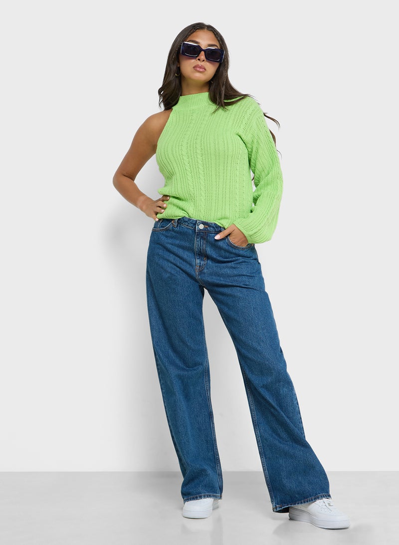Ginger One Shoulder Sweater - Image 4
