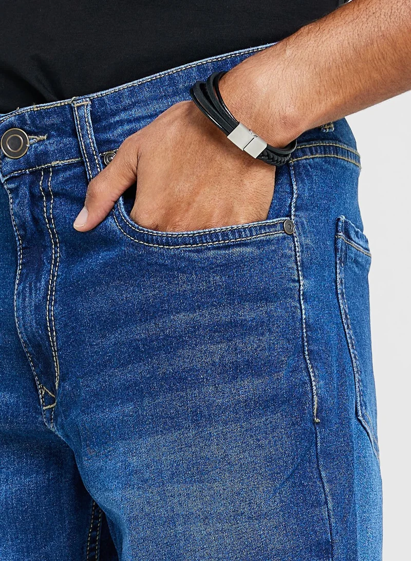 Seventy Five Mens Bootcut Jeans