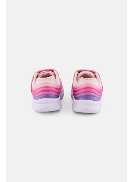SKECHERS Kids Girl Flex Blast Blissful Sweets Velcro Closure Shoes, Pink  - Image 3