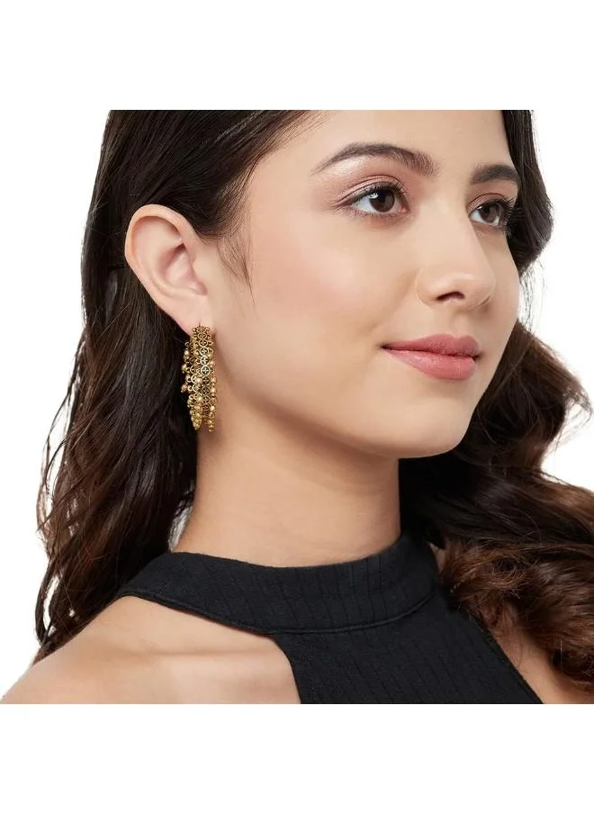 VOYLLA Trendy Hoops Gold Plated Earrings