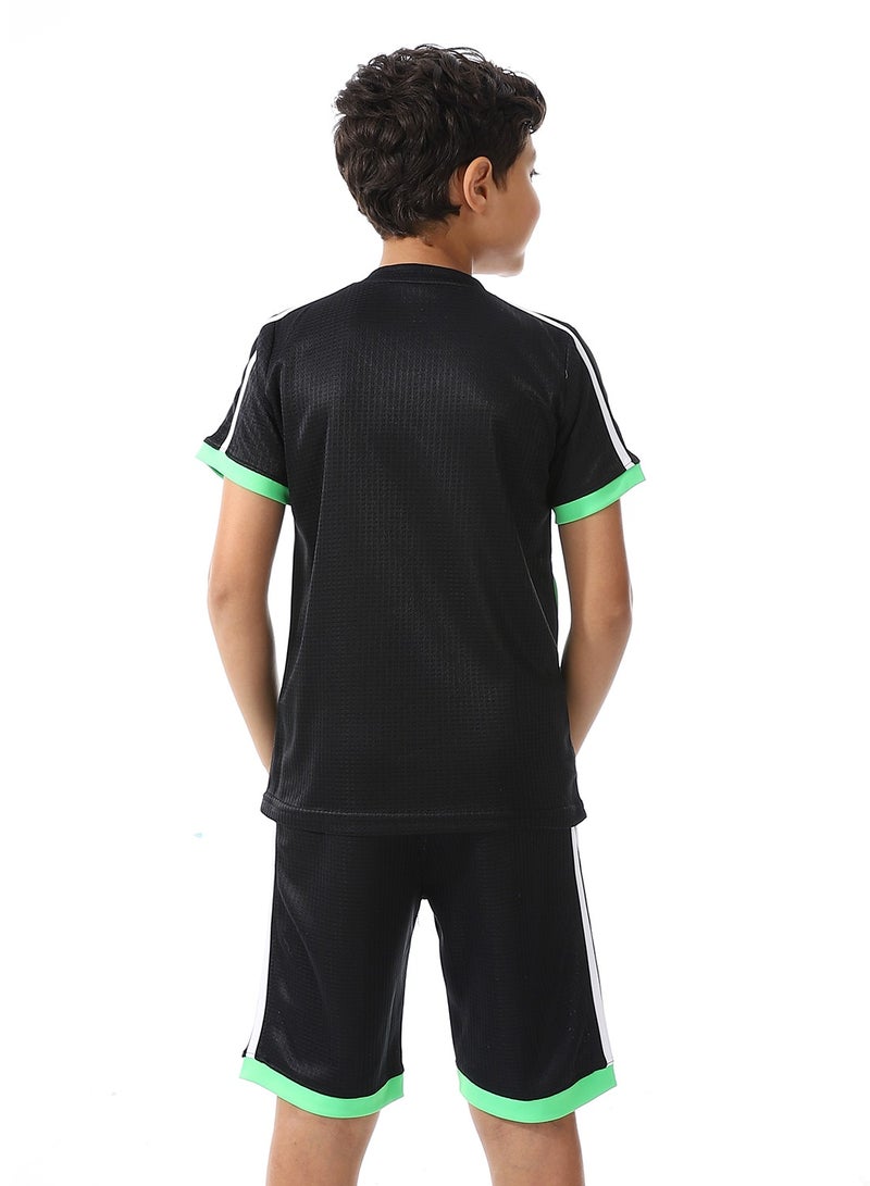 سيزار طقم رياضي أولادي مكون من تيشرت وشورت - Image 4