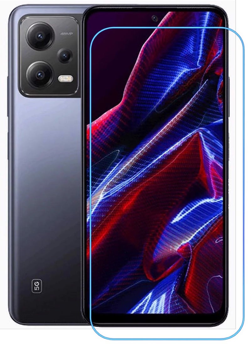 ACLIX Antistatic ESD Dustproof Premium Quality High Definition Clear Tempered Glass Screen Protector Designed For Xiaomi Poco X5 - Image 1