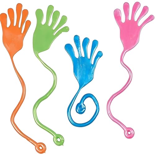 Tuko 20PCS Sticky Hands Sticky Finger Kids Party Favor Sets Fun Toys Party Favors Wacky Fun Stretchy Sticky Hands Halloween Party Favors Birthday Parties Toys for Sensory Kids20PCS - Image 1