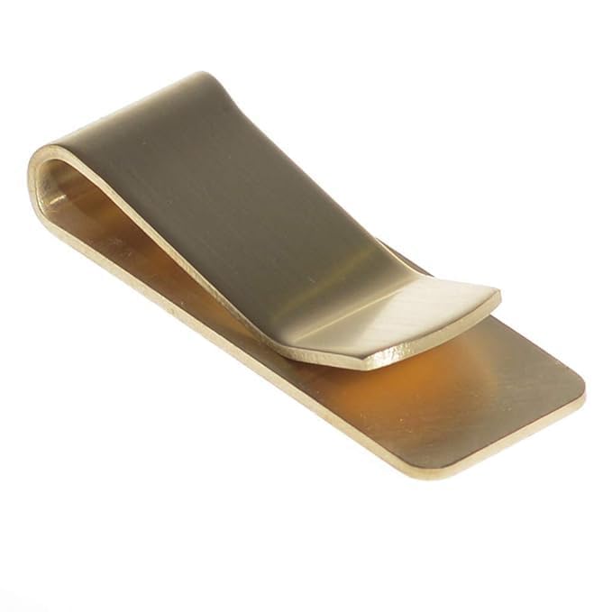 RADIONICS Slim Metal Money Clip | Minimalist & Durable Cash Holder for Wallets | Stainless Steel Paper Clip for Cards, Bills & Everyday Carry - Image 1