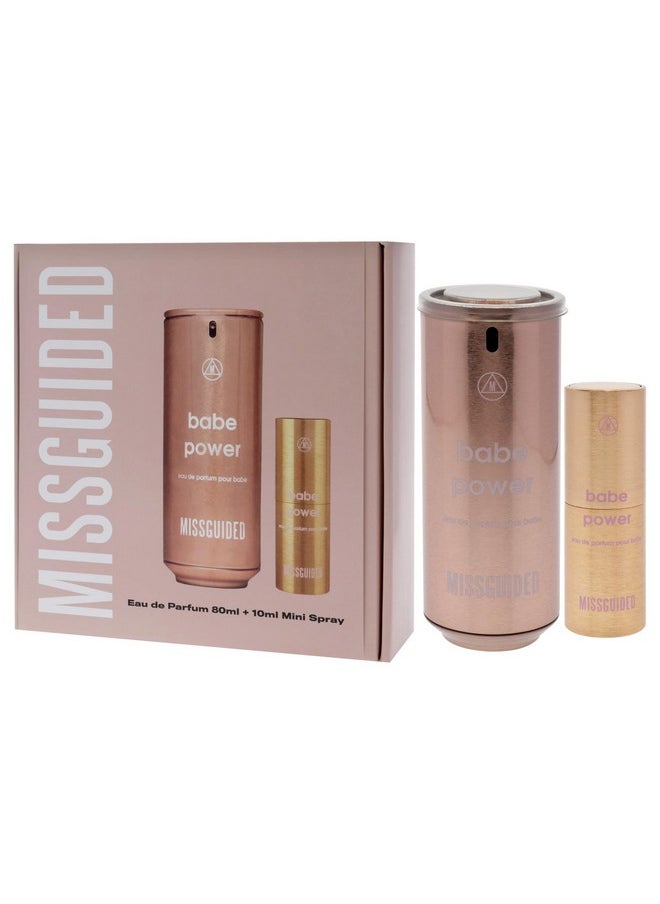 Missguided - Missguided Babe Power for Women - 2 Pc Gift Set 2.7oz EDP Spray, 0.34oz EDP Spray - Image 1