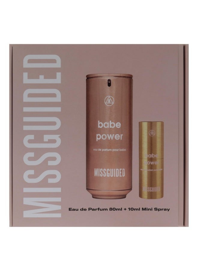 Missguided - Missguided Babe Power for Women - 2 Pc Gift Set 2.7oz EDP Spray, 0.34oz EDP Spray - Image 1