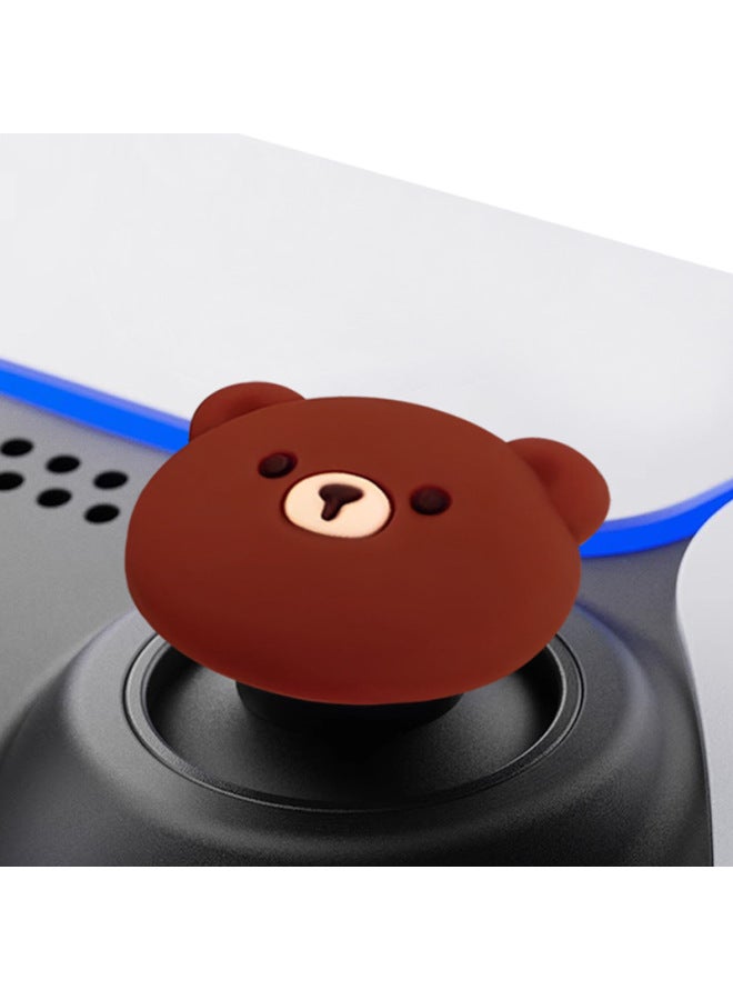 PS5 Rocker Cap NS Pro Rocker Cap Button Cap Xbox Gamepad Silicone Cap Bear Protection Cap-Product Color:5 (pack Of Two, Non-returnable And Non-exchangeable)  - Image 4