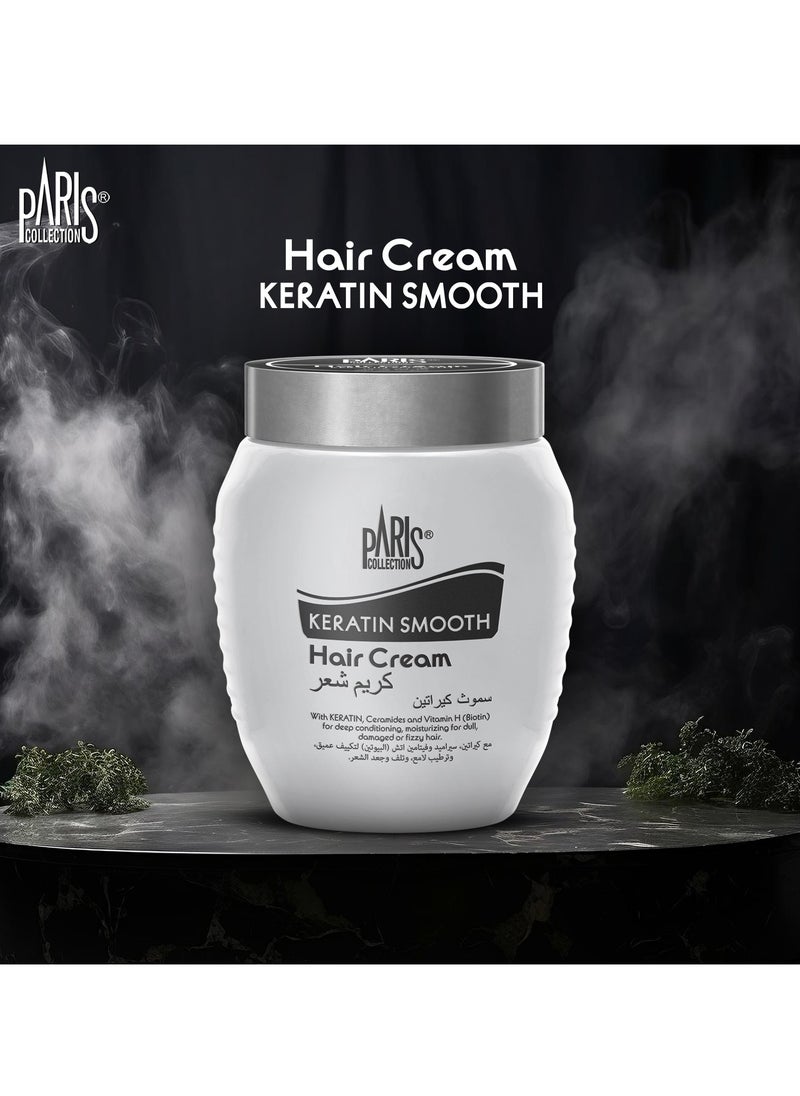Paris Collection - Keratin Smooth Hair Cream Unisex 475ML - Image 1