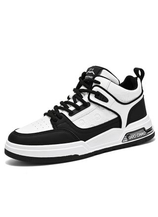 black and white