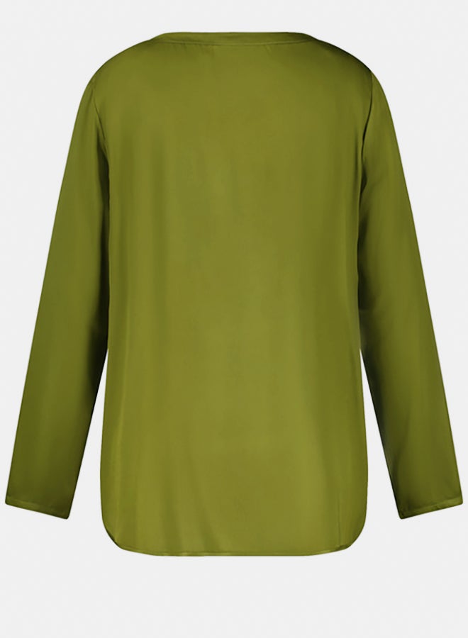 GERRY WEBER Blouse Made Of Shimmering Satin  - Image 5
