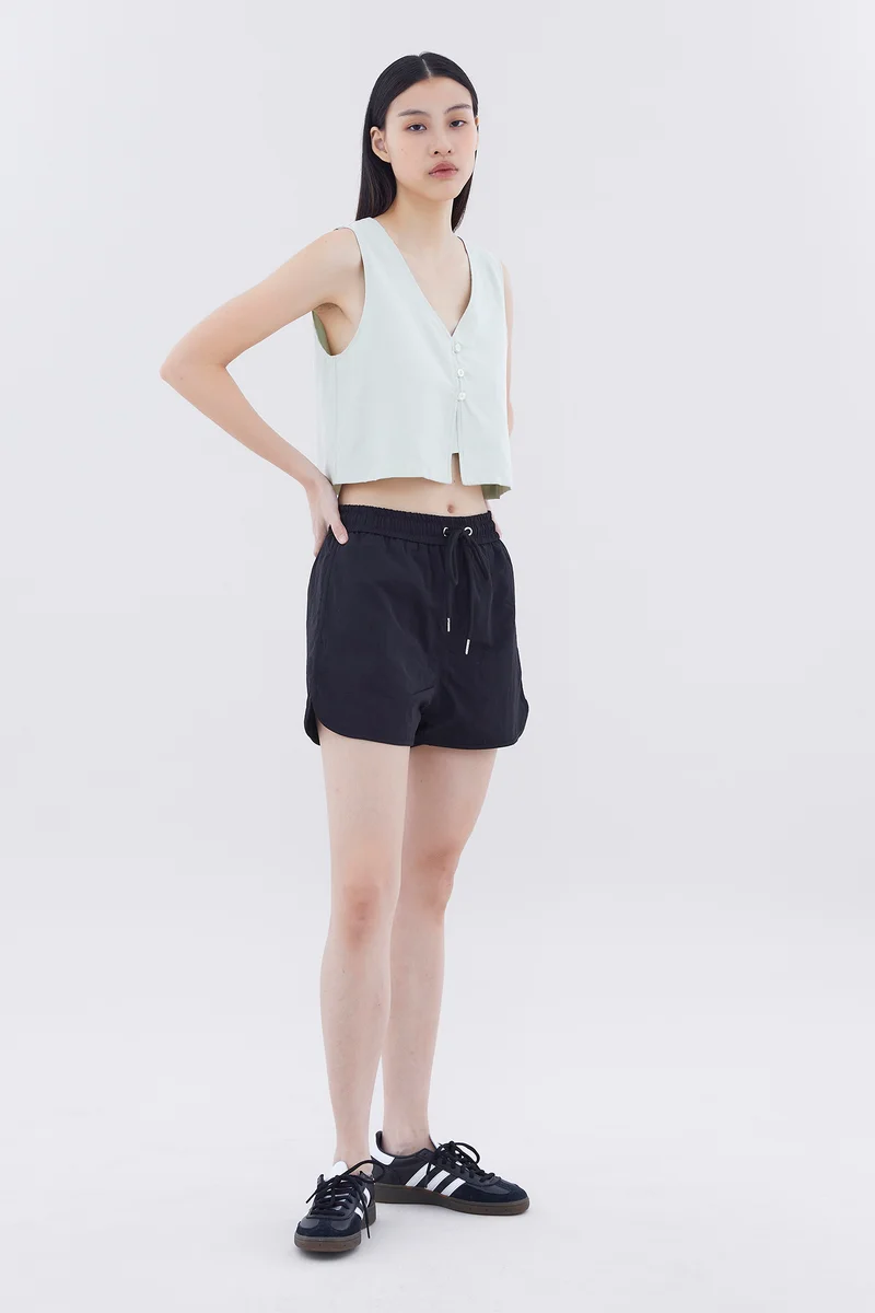 ذا اديتورز ماركت Ellegra Curve-Hem Shorts