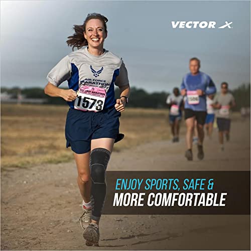 Vector X Long Knee Sleeve with Anti Slip (Small), Multicolor (L) - Image 5
